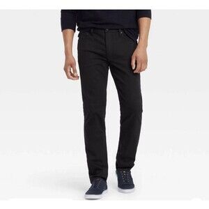 Goodfellow & Co Men's Slim Fit Jeans Black Total Flex Size: 36 x 32